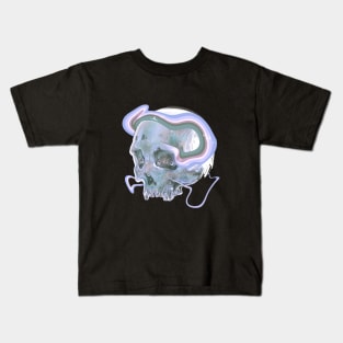 flowing skull Kids T-Shirt